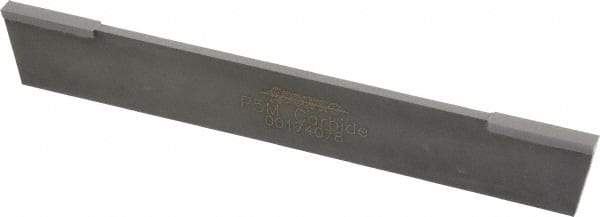 Accupro - 3/16 Inch Wide x 7/8 Inch High x 6 Inch Long, Parallel Blade, Cutoff Blade - Micrograin Grade, Bright Finish - Exact Tool & Supply