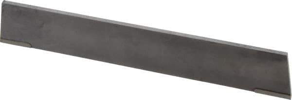 Accupro - 1/8 Inch Wide x 1-1/8 Inch High x 6-1/2 Inch Long, Parallel Blade, Cutoff Blade - Micrograin Grade, Bright Finish - Exact Tool & Supply