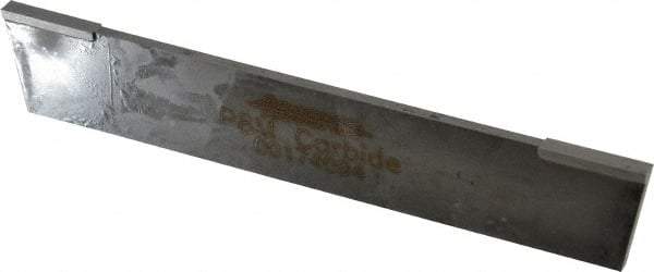Accupro - 3/16 Inch Wide x 1-1/8 Inch High x 6-1/2 Inch Long, Parallel Blade, Cutoff Blade - Micrograin Grade, Bright Finish - Exact Tool & Supply