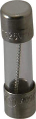 Ferraz Shawmut - 250 VAC, 3 Amp, Time Delay Miniature Glass Fuse - Clip Mount, 20mm OAL, 5mm Diam - Exact Tool & Supply