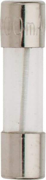 Ferraz Shawmut - 250 VAC, 0.2 Amp, Time Delay Miniature Glass/Ceramic Fuse - Clip Mount, 20mm OAL, 5mm Diam - Exact Tool & Supply