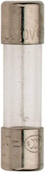 Ferraz Shawmut - 250 VAC, 0.25 Amp, Fast-Acting Miniature Glass Fuse - Clip Mount, 20mm OAL, 5mm Diam - Exact Tool & Supply