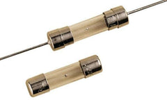 Ferraz Shawmut - 350 VAC, 2.5 Amp, Time Delay Miniature Glass Fuse - Surface Mount Mount, 15mm OAL, 10 at 125 V kA Rating, 5mm Diam - Exact Tool & Supply