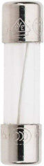 Ferraz Shawmut - 250 VAC, 0.1 Amp, Time Delay Miniature Glass Fuse - Clip Mount, 20mm OAL, 5mm Diam - Exact Tool & Supply