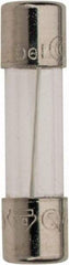 Ferraz Shawmut - 250 VAC, 0.32 Amp, Time Delay Miniature Glass Fuse - Clip Mount, 20mm OAL, 5mm Diam - Exact Tool & Supply