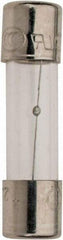 Ferraz Shawmut - 250 VAC, 2.5 Amp, Time Delay Miniature Glass Fuse - Clip Mount, 20mm OAL, 5mm Diam - Exact Tool & Supply