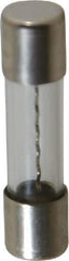 Ferraz Shawmut - 250 VAC, 10 Amp, Time Delay Miniature Glass Fuse - Clip Mount, 20mm OAL, 5mm Diam - Exact Tool & Supply