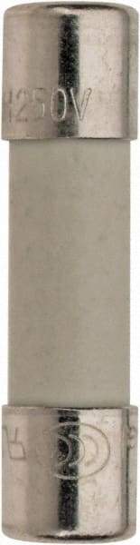 Ferraz Shawmut - 250 VAC, 0.8 Amp, Fast-Acting Miniature Ceramic Fuse - Clip Mount, 20mm OAL, 5mm Diam - Exact Tool & Supply