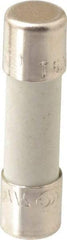 Ferraz Shawmut - 250 VAC, 6.3 Amp, Time Delay Miniature Ceramic Fuse - Clip Mount, 20mm OAL, 5mm Diam - Exact Tool & Supply