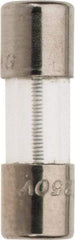 Ferraz Shawmut - 350 VAC, 0.75 Amp, Time Delay Miniature Glass Fuse - Clip Mount, 15mm OAL, 10 at 125 V kA Rating, 5mm Diam - Exact Tool & Supply