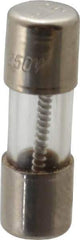 Ferraz Shawmut - 350 VAC, 2 Amp, Time Delay Miniature Glass Fuse - Clip Mount, 15mm OAL, 10 at 125 V kA Rating, 5mm Diam - Exact Tool & Supply