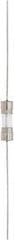 Ferraz Shawmut - 350 VAC, 0.25 Amp, Time Delay Miniature Glass Fuse - Surface Mount Mount, 15mm OAL, 10 at 125 V kA Rating, 5mm Diam - Exact Tool & Supply