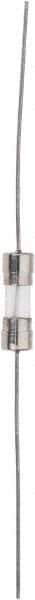Ferraz Shawmut - 250 VAC, 0.38 Amp, Time Delay Miniature Glass Fuse - Surface Mount Mount, 15mm OAL, 5mm Diam - Exact Tool & Supply