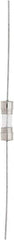 Ferraz Shawmut - 350 VAC, 0.5 Amp, Time Delay Miniature Glass Fuse - Surface Mount Mount, 15mm OAL, 10 at 125 V kA Rating, 5mm Diam - Exact Tool & Supply