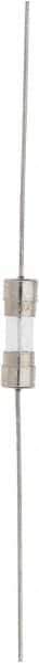 Ferraz Shawmut - 350 VAC, 0.8 Amp, Time Delay Miniature Glass Fuse - Surface Mount Mount, 15mm OAL, 10 at 125 V kA Rating, 5mm Diam - Exact Tool & Supply