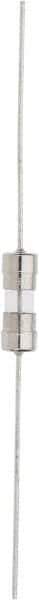 Ferraz Shawmut - 350 VAC, 1.25 Amp, Time Delay Miniature Glass Fuse - Surface Mount Mount, 15mm OAL, 10 at 125 V kA Rating, 5mm Diam - Exact Tool & Supply