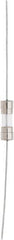 Ferraz Shawmut - 350 VAC, 1.5 Amp, Time Delay Miniature Glass Fuse - Surface Mount Mount, 15mm OAL, 10 at 125 V kA Rating, 5mm Diam - Exact Tool & Supply