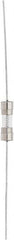 Ferraz Shawmut - 350 VAC, 6 Amp, Time Delay Miniature Glass Fuse - Surface Mount Mount, 15mm OAL, 10 at 125 V kA Rating, 5mm Diam - Exact Tool & Supply