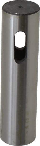Interstate - MT3 Inside Morse Taper, Standard Morse Taper to Straight Shank - 4-3/4" OAL, Medium Carbon Steel, Hardened & Ground Throughout - Exact Tool & Supply