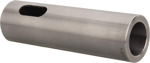 Interstate - MT4 Inside Morse Taper, Standard Morse Taper to Straight Shank - 6" OAL, Medium Carbon Steel, Hardened & Ground Throughout - Exact Tool & Supply