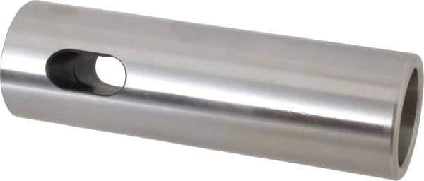 Interstate - MT5 Inside Morse Taper, Standard Morse Taper to Straight Shank - 7-3/8" OAL, Medium Carbon Steel, Hardened & Ground Throughout - Exact Tool & Supply