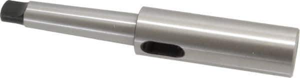 Interstate - MT3 Inside Morse Taper, MT3 Outside Morse Taper, Extension Morse Taper to Morse Taper - 8-1/2" OAL, Medium Carbon Steel, Soft with Hardened Tang - Exact Tool & Supply