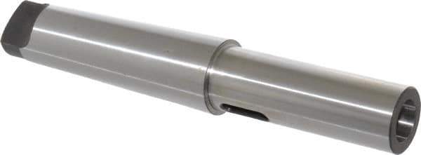 Interstate - MT3 Inside Morse Taper, MT5 Outside Morse Taper, Extension Morse Taper to Morse Taper - 10-1/2" OAL, Medium Carbon Steel, Soft with Hardened Tang - Exact Tool & Supply