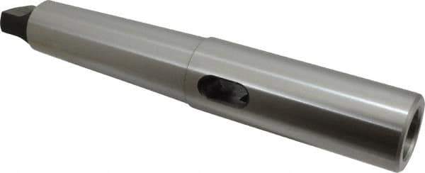 Interstate - MT4 Inside Morse Taper, MT5 Outside Morse Taper, Extension Morse Taper to Morse Taper - 11-7/8" OAL, Medium Carbon Steel, Soft with Hardened Tang - Exact Tool & Supply