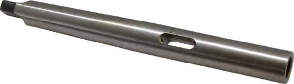 Interstate - MT1 Inside Morse Taper, MT2 Outside Morse Taper, Extension Morse Taper to Morse Taper - 6-1/4" OAL, Medium Carbon Steel, Hardened & Ground Throughout - Exact Tool & Supply
