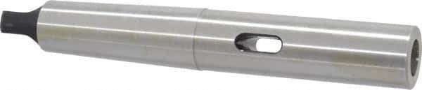 Interstate - MT2 Inside Morse Taper, MT4 Outside Morse Taper, Extension Morse Taper to Morse Taper - 8-1/2" OAL, Medium Carbon Steel, Hardened & Ground Throughout - Exact Tool & Supply