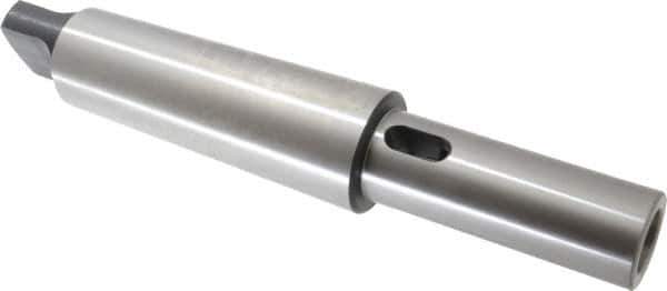 Interstate - MT4 Inside Morse Taper, MT6 Outside Morse Taper, Extension Morse Taper to Morse Taper - 14" OAL, Medium Carbon Steel, Hardened & Ground Throughout - Exact Tool & Supply