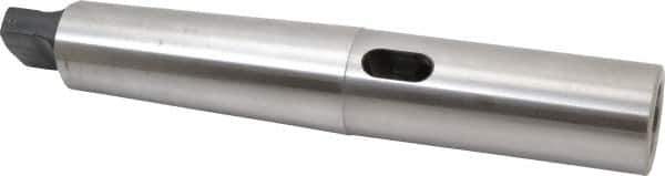 Interstate - MT5 Inside Morse Taper, MT6 Outside Morse Taper, Extension Morse Taper to Morse Taper - 15-3/8" OAL, Medium Carbon Steel, Hardened & Ground Throughout - Exact Tool & Supply