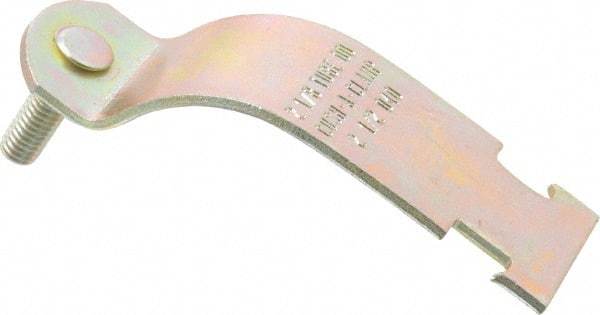 ZSI - 2-1/8" Pipe, Tube Clamp with Cushion - Dichromate - Exact Tool & Supply