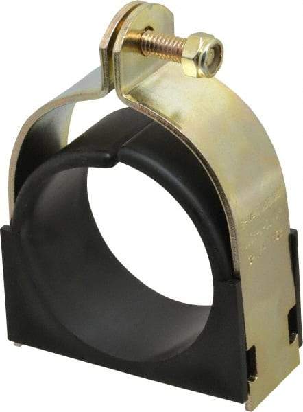 ZSI - 2-7/8" Pipe, Tube Clamp with Cushion - Dichromate - Exact Tool & Supply