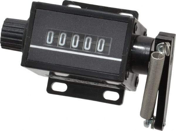 Trumeter - 5 Digit Wheel Display Counter - Manual Reset - Exact Tool & Supply