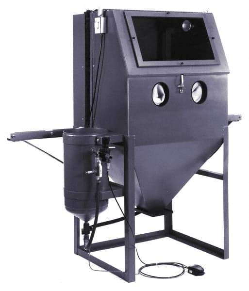 Econoline - 84" Wide x 76" High x 32" Deep Sandblasting Cabinet - Working Dimensions 36" Wide x 36" High x 30" Deep - Exact Tool & Supply