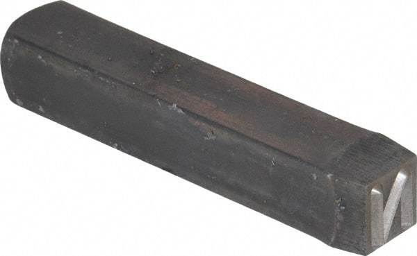Made in USA - Letter N Machine Made Individual Steel Stamp - 3/8" Character - Exact Tool & Supply
