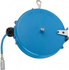 PRO-SOURCE - 28' Spring Retractable Hose Reel - 150 psi, Hose Included - Exact Tool & Supply