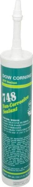 Dow Corning - 10.1 oz Tube Off-White RTV Silicone Joint Sealant - -67 to 350°F Operating Temp, 30 min Tack Free Dry Time, 36 hr Full Cure Time, Series 748 - Exact Tool & Supply