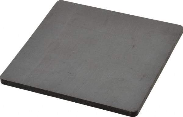 Mag-Mate - 4" Long x 4" Wide x 3/16" High, Ceramic Block Magnet - 350°F Max, Grade 5 Ceramic - Exact Tool & Supply