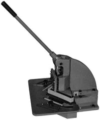 Enco - Metal Notcher - 3/4" Stroke, 4 Ton Load Capacity, 12" Table Width x 18" Table Depth - Exact Tool & Supply