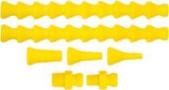 Loc-Line - 1 Piece, 13" Hose Length, 1/16, 1/4 & 1/8" Nozzle Diam, 1/4 & 1/8" Hose ID, Coolant Hose - 1/4" Quick Connect For Snap Together Hose Systems - Exact Tool & Supply
