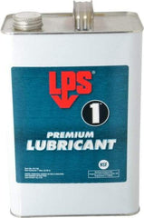 LPS - 1 Gal Bottle Dry Film Penetrant/Lubricant - Clear Yellow, Food Grade - Exact Tool & Supply