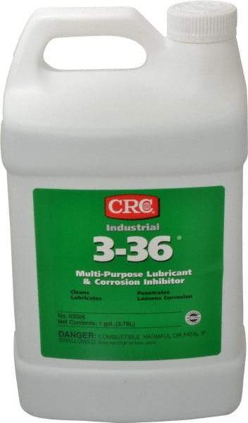 CRC - 1 Gal Bottle Nondrying Film Penetrant/Lubricant - Blue/Green & Clear, -50°F to 250°F, Food Grade - Exact Tool & Supply