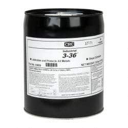 CRC - 5 Gal Pail Nondrying Film Penetrant/Lubricant - Blue/Green & Clear, -50°F to 250°F, Food Grade - Exact Tool & Supply