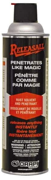 Releasall - 12 oz Rust Solvent/Penetrant - Comes in Aerosol - Exact Tool & Supply