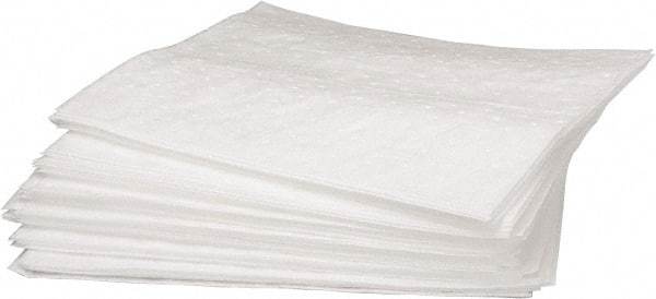 Brady SPC Sorbents - 37 Gal Capacity per Package, Oil Only Pad - 19" Long x 15" Wide, Polypropylene - Exact Tool & Supply