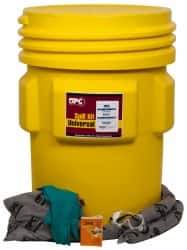Brady SPC Sorbents - 75 Gal Capacity Universal Spill Kit - 95 Gal Overpack Container - Exact Tool & Supply