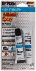 Devcon - 0.5 oz Tube Two Part Epoxy - 4 to 5 min Working Time - Exact Tool & Supply