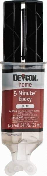 Devcon - 25 mL Cartridge Two Part Epoxy - 4 to 5 min Working Time - Exact Tool & Supply
